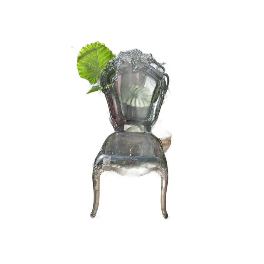 כיסא בארוק שקוף